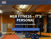 Tablet Screenshot of mgbfitness.com